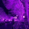 thumbnail image 2 of LED Christmas Net Lights Outdoor Decorations for Bushes 96 LED 5ftx5ft Connectable Green Wire Net Christmas Lights for Outdoor Yard Mesh Shrub Tree Holiday Decor,purple,5ftx5ft, 2 of 7