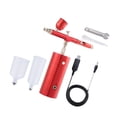 thumbnail image 2 of maskred Lightweight Airbrush Air Compressor Kit Set Precise Spray Painting Portable Red 1.49x5.1x5.7 Inch 1Set, 2 of 6