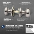 thumbnail image 3 of Troy Matte Front Door Knob with Lock and Key Exterior/Interior Door Handles with Lock Keyed Entry Door Knobs for Front Door Bedroom Bathroom & Office Traditional Home Décor, 3 of 9