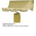 thumbnail image 4 of LCXmlly Swing Canopy Rain Cover Waterproof Ruffle Design UV Resistant Simple Installation Universal Protective Oxford Thickened Swing Canopy, 4 of 8