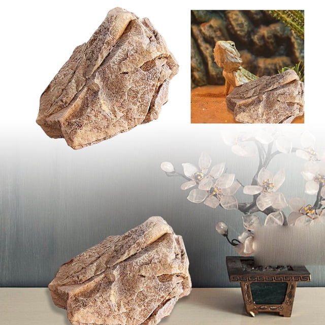 Realistic Fake Rock Covers for Outdoor Landscaping, Lightweight Artificial Decorative Rocks Made of Durable PU Foam, Perfect for Yard Garden Decor and Well Cover Concealment