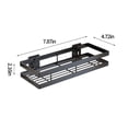 thumbnail image 3 of CxhicLuv Premium Shower Caddy Bathroom Shelves, Rust Proof Stainless Steel Bathroom Storage Rack with Drainage Design for Sink Counter Organization, No Drill Installation for Bathroom Kitchen, 3 of 8