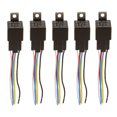 thumbnail image 1 of 12V Relay 5 Pin With Socket Base/Wires/fuse Included 40Amp High Quality, 1 of 5