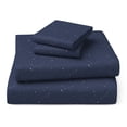 thumbnail image 1 of Mainstays Kids Ensemble de draps en microfibre, grand lit, motif espace, 4 pièces, 1 of 8
