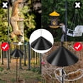 thumbnail image 2 of HLONK Wrap Around Squirrel Baffle 18-Inch Unique Wrap-Around Squirrel Baffle pole style, 2 of 9