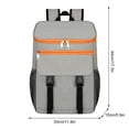 thumbnail image 3 of Bdday Small Lunch Bag Cooler Backpack Soft Insulated Leak Proof 30 Cans Insulated Backpack Cooler Portable Picnic Camping Beach Hiking Bbq Lunch Backpack for Men and Women School Lunch Bag, 3 of 5
