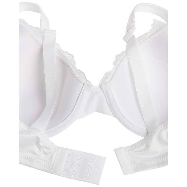 Playtex Secrets 4513 Feel Gorgeous Embroidered Underwire Bra, Size 42C White Embroidery