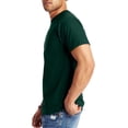 thumbnail image 2 of Hanes T-Shirt Classique à Col Rond en Coton pour Hommes Beefy-T, S, Bleu Royal Foncé, 2 of 9