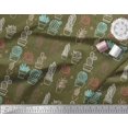 thumbnail image 3 of Soimoi Georgette Viscose Fabric Dot & Cactus Tree Decor Fabric Printed Yard 42 Inch Wide, 3 of 3