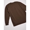thumbnail image 2 of Dickies T-Shirt à Manches Longues pour Homme, Col Ras du Cou, Poids Lourd, 2T, Brun Chocolat, 2 of 3