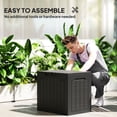 thumbnail image 4 of Outsunny 30 Gallon Outdoor Deck Box, Waterproof and UV Resistant Patio Box, 4 of 10