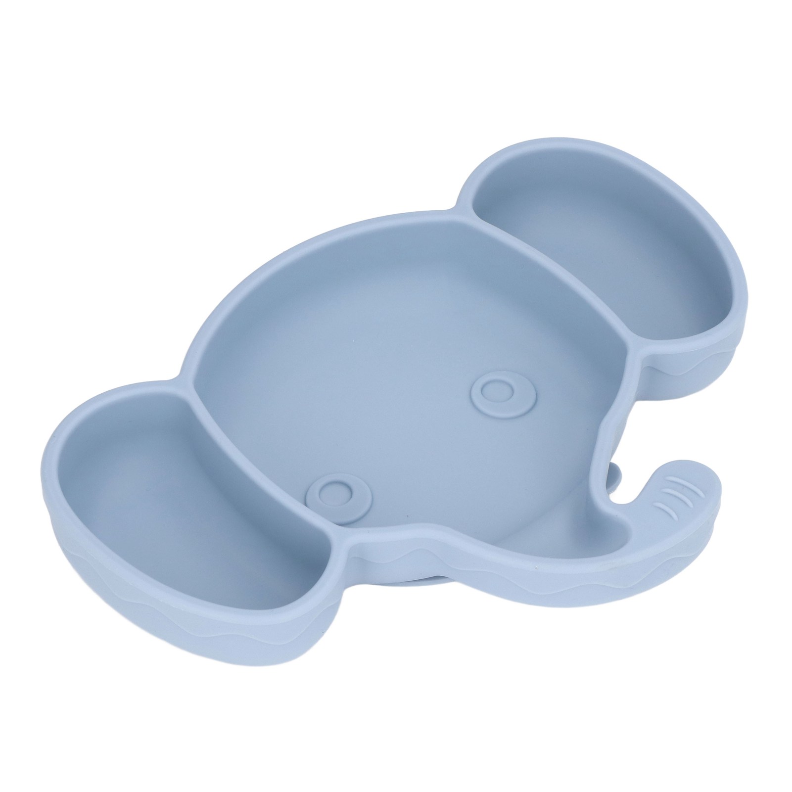 Elephant Suction Plate, Suction Cups Baby Suction Plate Self Feeding For Home Brownish Red,Green,Blue