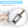 thumbnail image 2 of 12 Pieces Electric Guitar Bridge Saddles Flat Set for Strat Tele Guitar Replacement, 2 of 7