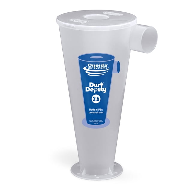 Oneida Air Systems Dust Deputy 2.5 Séparateur Cyclone DIY, Accessoire Seulement