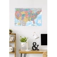 thumbnail image 3 of USA Map 2023 Wall Poster, 22.375" x 34", 3 of 4