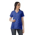 thumbnail image 1 of Moomaya Chemise Tunique Style Enveloppant pour Femmes en Coton Décontracté Col Classique Boutonné, 1 of 6