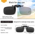 thumbnail image 2 of Clip pour Lunettes de Soleil Lunettes de Soleil Polarisées Clip Lunettes de Conduite Clip 2 Pcs Lunettes de Soleil d'Extérieur à Clip Lunettes de Soleil Polarisées de Conduite Clip Lunettes de Soleil, 2 of 8