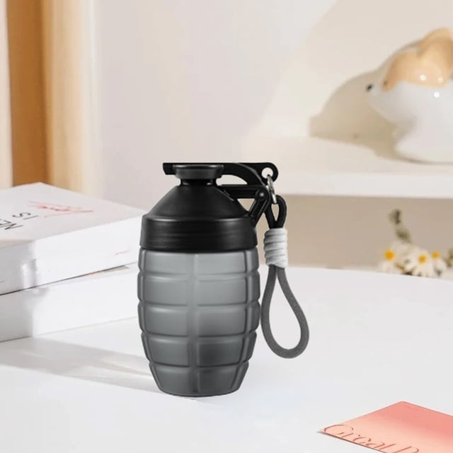Handheld Fitness Sports Water Cup | Protein Powder Shaker Mixing Bottle | Leakproof Shaker Cup with Built-In Stirrer and Storage Compartment for Gym, Outdoor Running, and Home Use