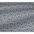 thumbnail image 5 of oneOone Viscose Jersey Fabric Floral & Triangle Block Fabric Prints By Yard 60 Inch Wide, 5 of 5
