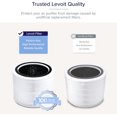 thumbnail image 3 of Levoit Core 200S-P Air Purifier Replacement Filter, Genuine 3-in-1 Filter with High-Efficiency Activated Carbon, Removes, 3 of 6