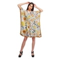 thumbnail image 2 of Moomaya Robe Courte de Caftan de Plage, Robe de Couverture Imprimée, Kaftan pour Femmes, Tenue de Plage, Couverture, 2 of 4