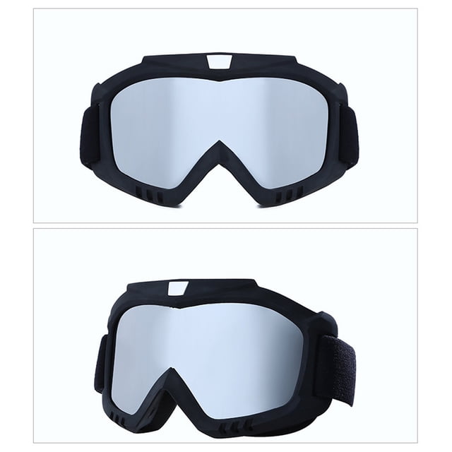 Anti-Fog Snow Goggles with Windproof Lens, UV Protection Ski Glasses for Motorcycle Riding, Outdoor Sports Safety Eyewear
