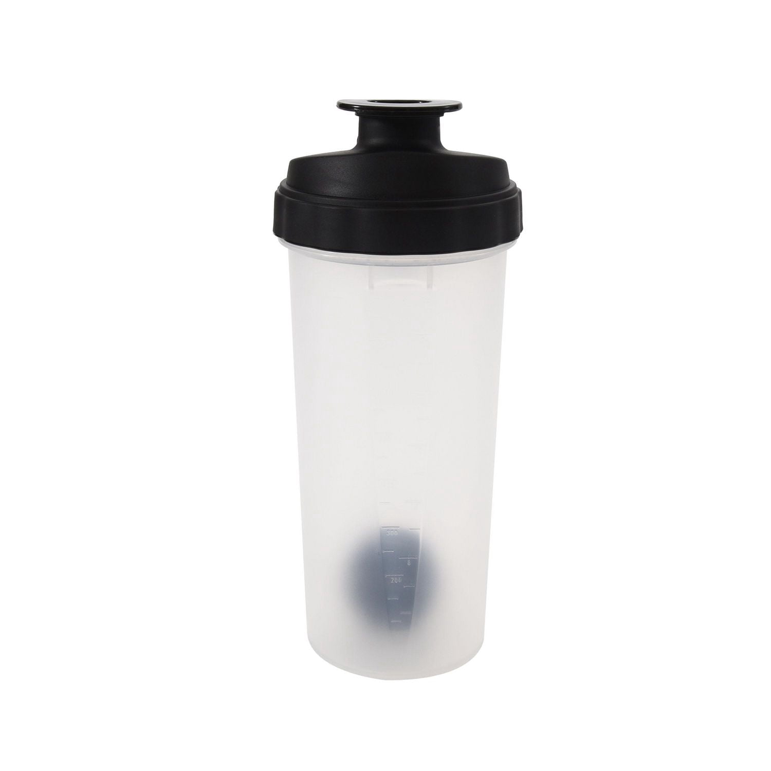 Mainstays Bouteille Shaker en Plastique Noir Uni, 1 Pièce