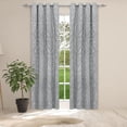 thumbnail image 3 of Safdie & Co. Curtain Jacquard Cassidy 84L Grey, 3 of 3