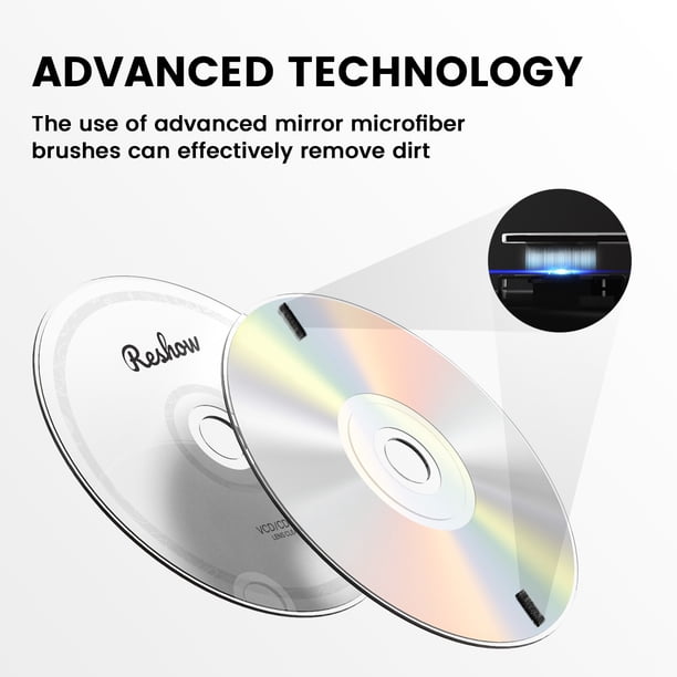 Reshow Laser Lens Disc Cleaner kit for CD & DVD Player Without