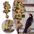 thumbnail image 1 of Natural Bird Chew Toy for Parrots Enrichment with Corn Husk and Starfruit Shredding for Foraging Exercise and Interactive Pecking Entertainment, 1 of 5