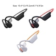 thumbnail image 1 of maskred Expérience d'Écoute Écouteurs à Conduction Osseuse pour Porter Bluetoothss et MP3 orange Blanc, 1 of 6