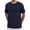 Navy, variant on SROBPTY Mens Summer Top, Short Sleeve Shirts for Men, Men's T Shirt Casual Solid Round Neck Short Sleeve Light Top Shirt Wine, XXL