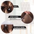 thumbnail image 4 of REGALWOVEN Stretch Spandex Dining Chair Cover Chair Seat Slipcover, Coffee Color, 4 of 10