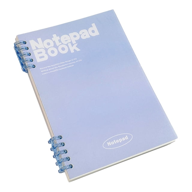 Clearance! beishanbush Notebooks for School Notebook Refillable Notebook and Filler Paper Notebooks College Ruled with Dividers Transparent Covers for Home School One Size Blue