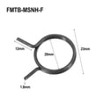 thumbnail image 4 of 5 Pcs/ensemble Ressorts de Remplacement pour Poignée de Porte en Acier Inoxydable Ressort de Poignée de Serrure de Porte Ressorts de Torsion de Retour de Spirale, 4 of 8
