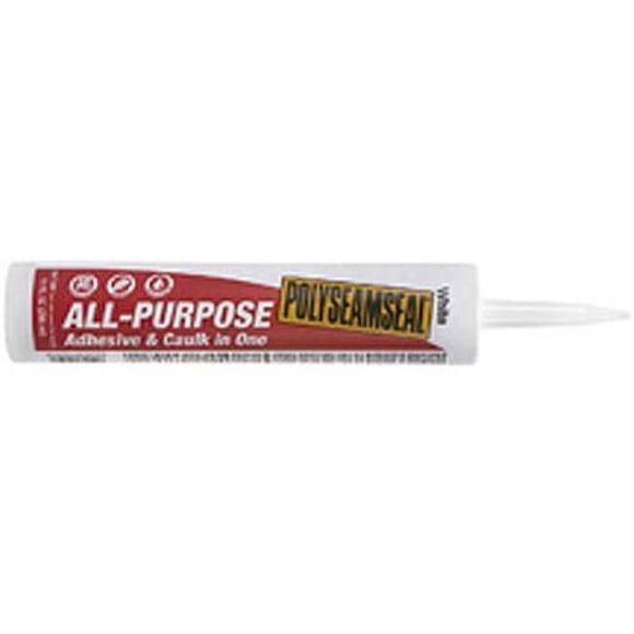 OSI Sealant 2154740 10 oz 2-in-1 Caulk Adhesive, Clear - Pack of 12