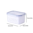 thumbnail image 3 of Dvkptbk Airtight Fruit Storage Containers For Fridge With Lids & Handle, Bpa-Freesssssssss Food Storage Container With 4 Removable Colanders, Berry Vegetable Fresh Produce ., 3 of 6