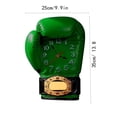 thumbnail image 3 of Hanging Ring Green Boxing Gloves Wall Clock 2D Acrylic Flat Printing Sports Themed Decoration(1Pcs) Rkxzt, 3 of 9