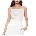 thumbnail image 2 of JDQJBZ Womens Sleeveless Sweater Vest Satin Solid Color Adjustable Strap Side Zipper Cami, 2 of 4