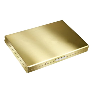 Vaidha 2023 Stainless Steel Credit Card Holder | 6-Slot Metal Business Card Case | Compact Slim Design for Men & Women | Includes 1 Card Holder