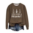 thumbnail image 2 of EGNMCR Chandail en Molleton de Noël Col Rond Imprimé Ample Manches Longues Sans Capuche, 2 of 4