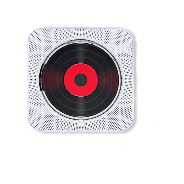 Lecteur CD Portable Rétro Lecteur d'Album et de Disque Cadeau Parfait pour les Amateurs de Musique et les Fans