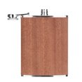 thumbnail image 1 of Miangastore Flat Flask Light Brown Pu Leather 1Pcs 5.5x3.7in, 1 of 8