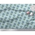 thumbnail image 3 of Soimoi Poly Georgette Fabric Leaves & Floral Block Fabric Prints by Yard 52 Inch Wide, 3 of 3