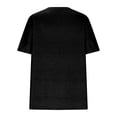thumbnail image 4 of EQWLJWE Hauts d'Été pour Femmes Hauts pour Femmes Liquidation Femmes T-shirts à Col Rond Imprimés Mode Confortables Chemisiers Hauts pour Femme, 4 of 4