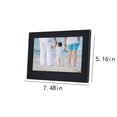 thumbnail image 2 of SDOTXA Digital Frame Clearance Picture Video Playback Electronic Photo Album  7 Inch Digital Electronic Photo Frame  Gift for and Family  LCD Digital Photo Frame Black-w, 2 of 5