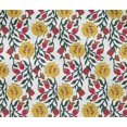 thumbnail image 4 of oneOone Cotton Flex Fabric Leaves & Floral Block Printed Craft Fabric BTY 40 Inch Wide, 4 of 5