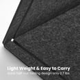 thumbnail image 4 of Large Bulletin Board Large Cork Board Alternative for Wall x es Felt Board Foldable Notice Board Pin Board Vision Board, 4 of 6