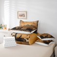 thumbnail image 4 of Comforters Twin Size Set with Sheets for Kids Deer Bedding,7 Pieces Bed in a Bag Twin Rustic Leopard Print Bedding Sets with Comforter, Sheets, Pillowcases and Shams, 4 of 5