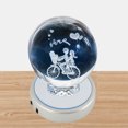 thumbnail image 2 of base d'Affichage LED pour l'Art en Verre de Cristal, base Lumineuse LED Lumineux Coloré Crochet Plat[ Rond 4-Lampe USB ], 2 of 8